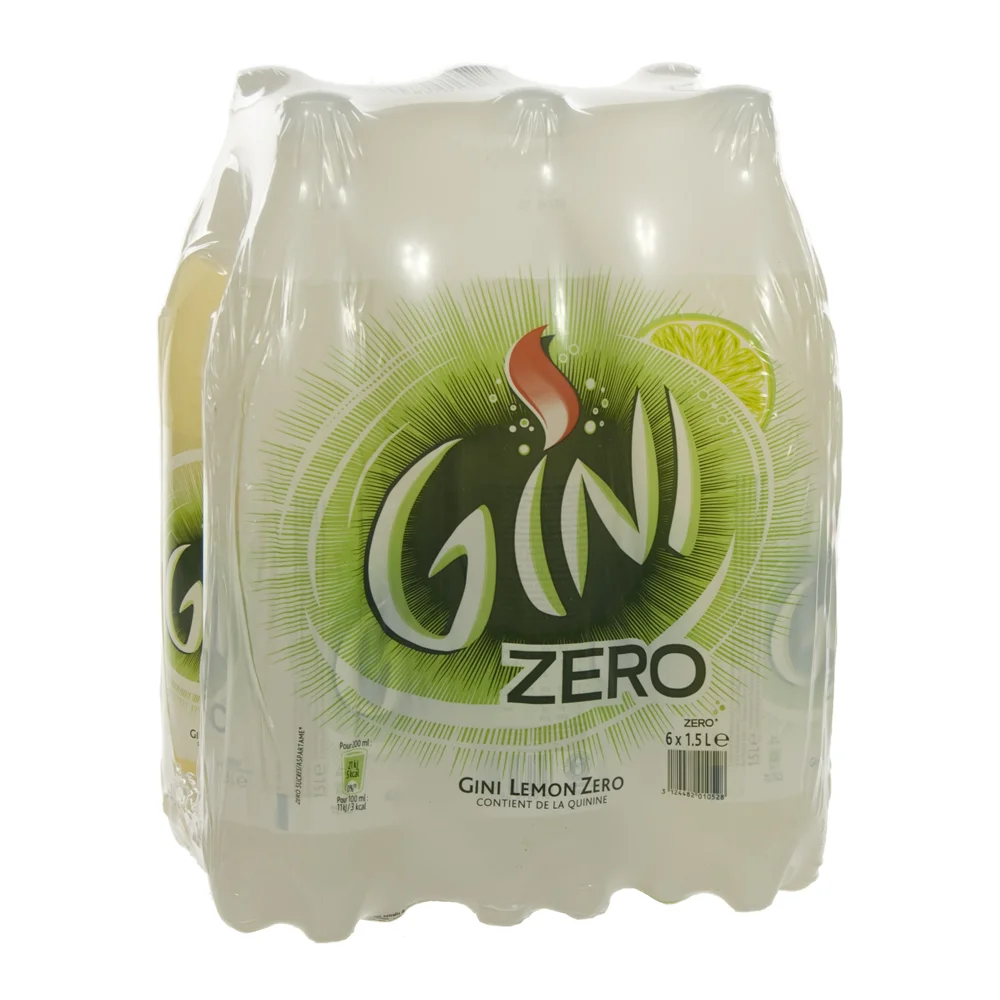 Gini PET  Zero  1,5 liter  Pak  6 st