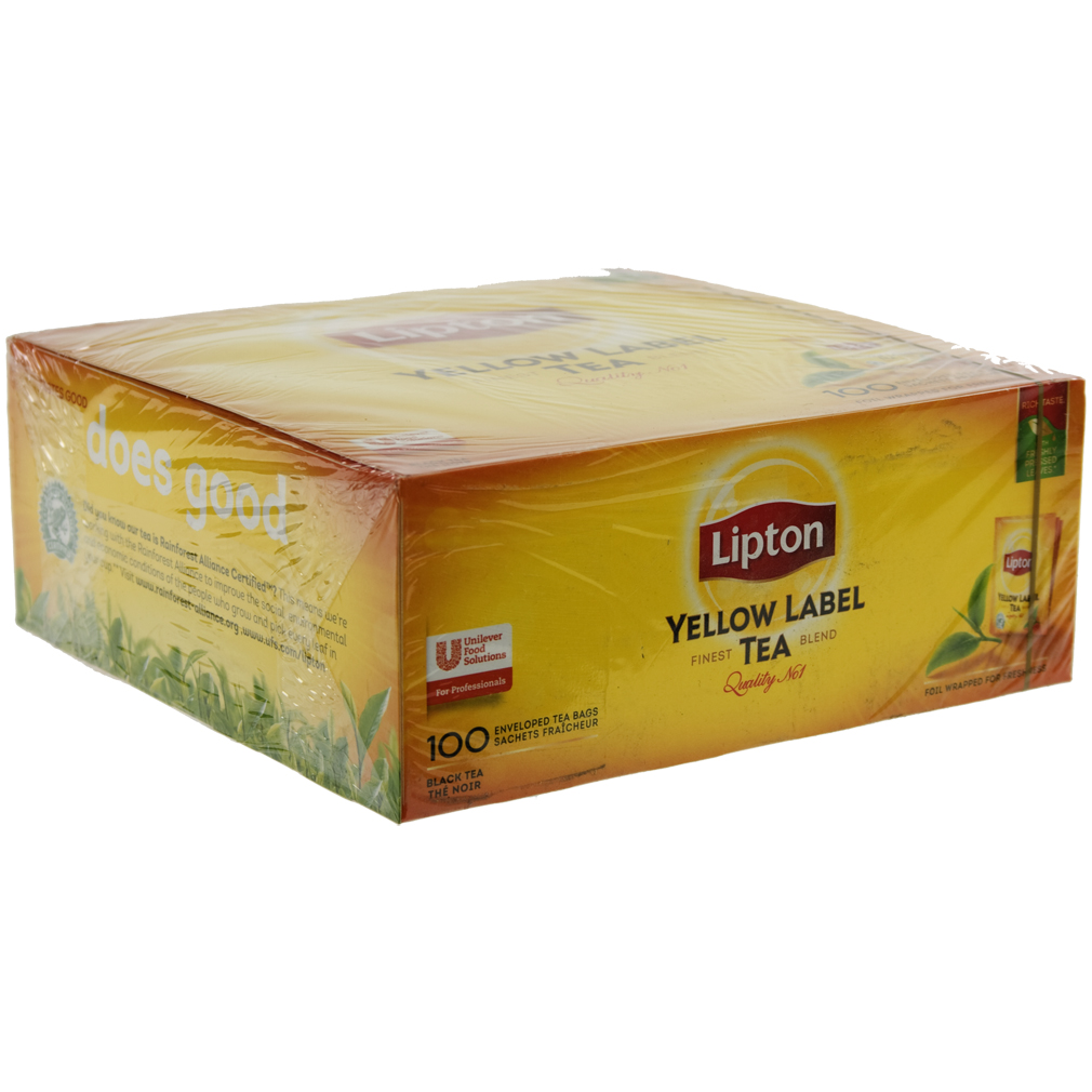 Lipton everey day the yellow label prof.  Doos 100 st