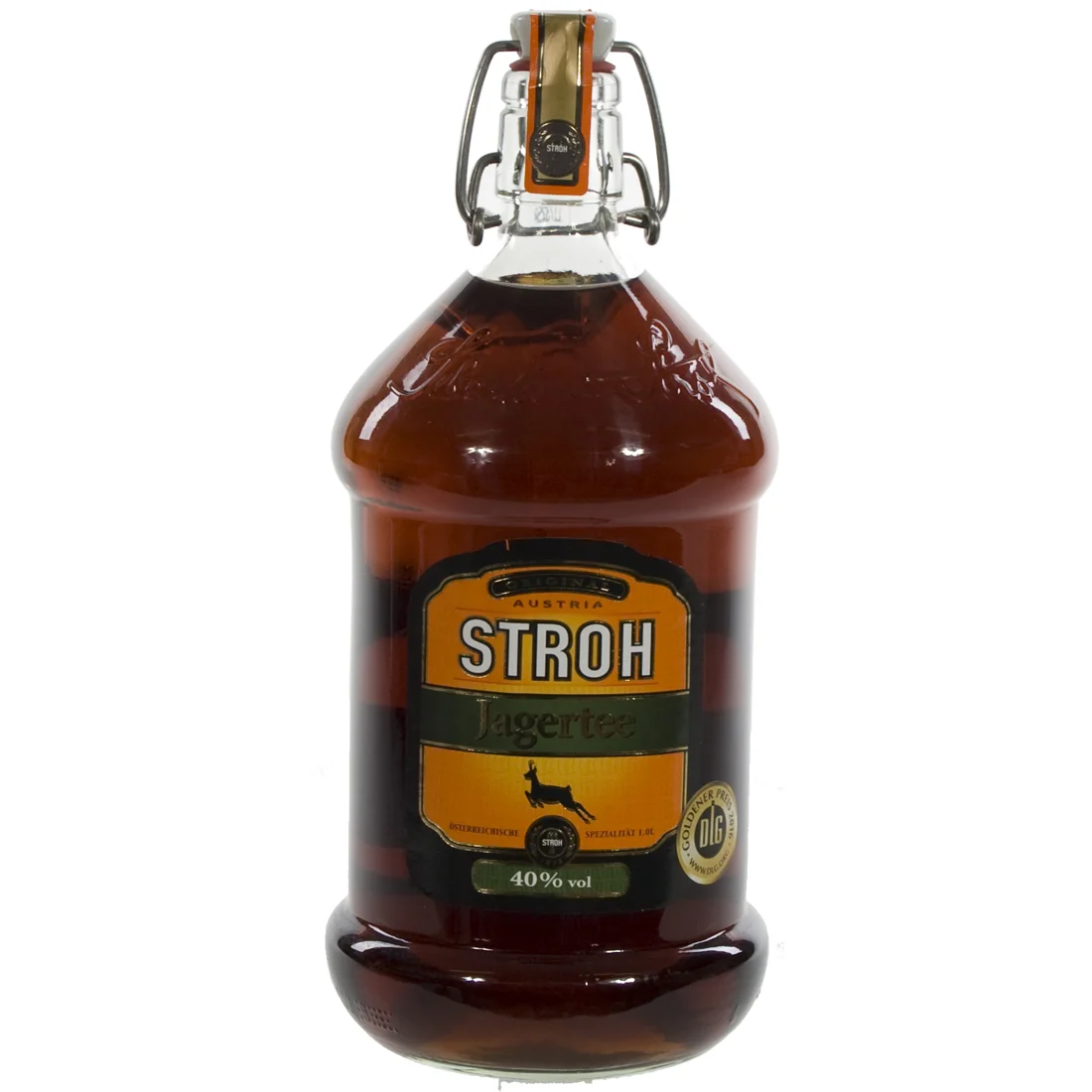 Stroh Jagertee 40%  1 liter  Fles