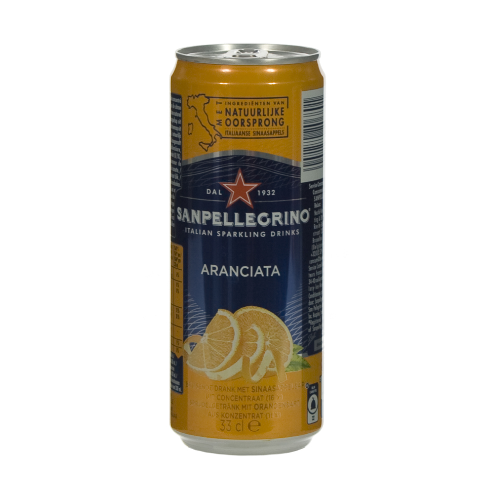San Pellegrino Aranciata  33 cl  Blik