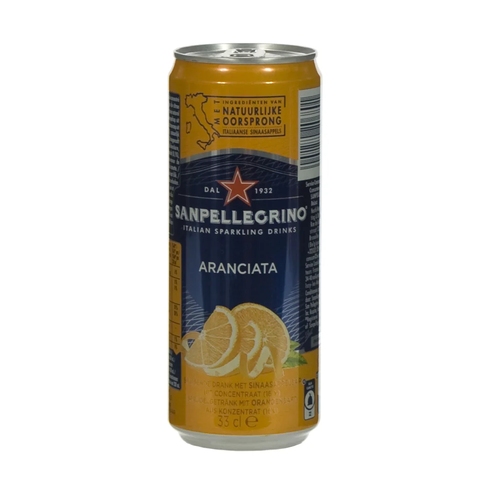 San Pellegrino Aranciata  33 cl  Blik