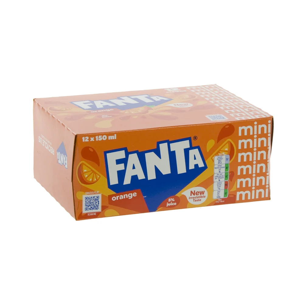 Fanta BLIK  Orange  15 cl  Blik 12 pak