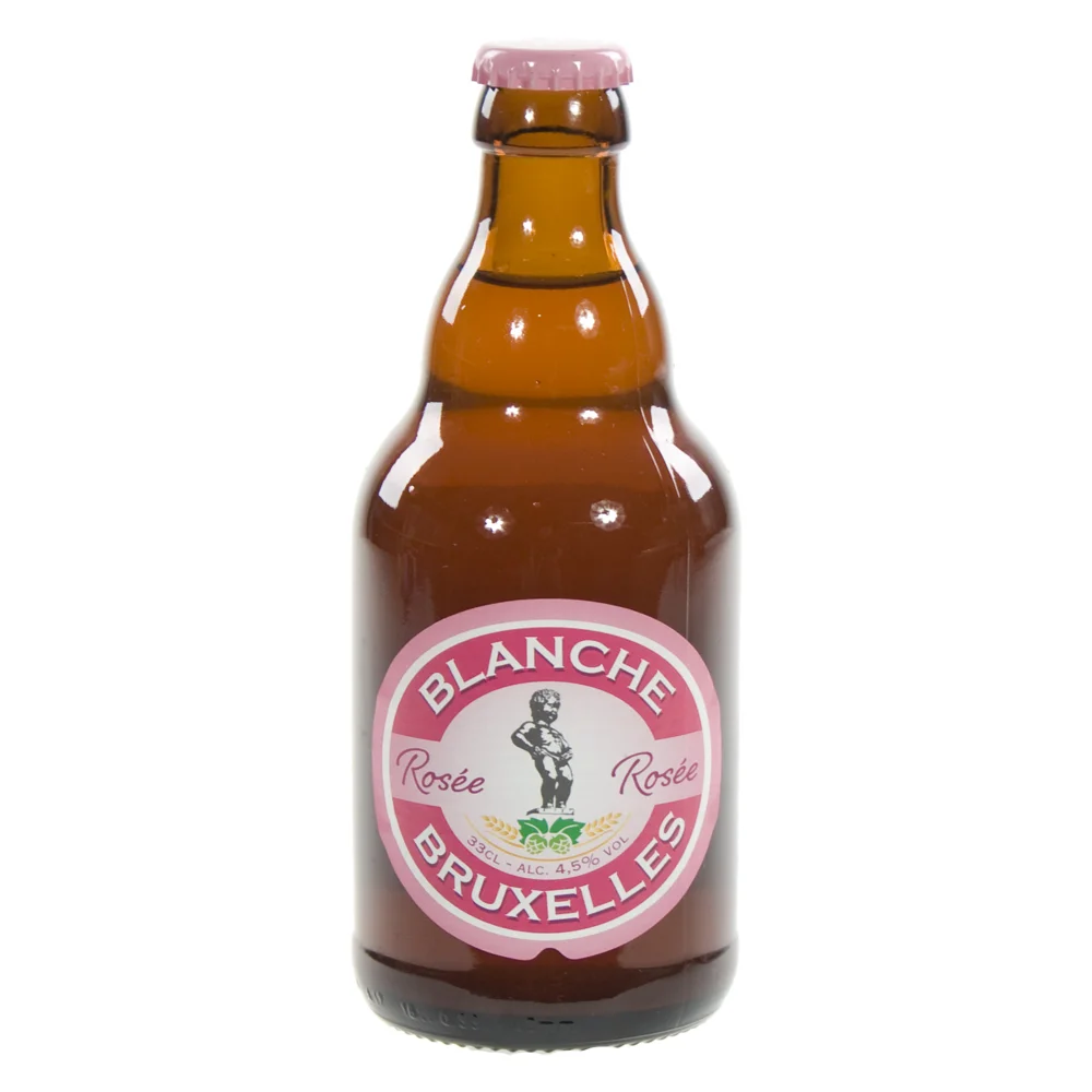 Blanche de Bruxelles rosee  33 cl  Fles