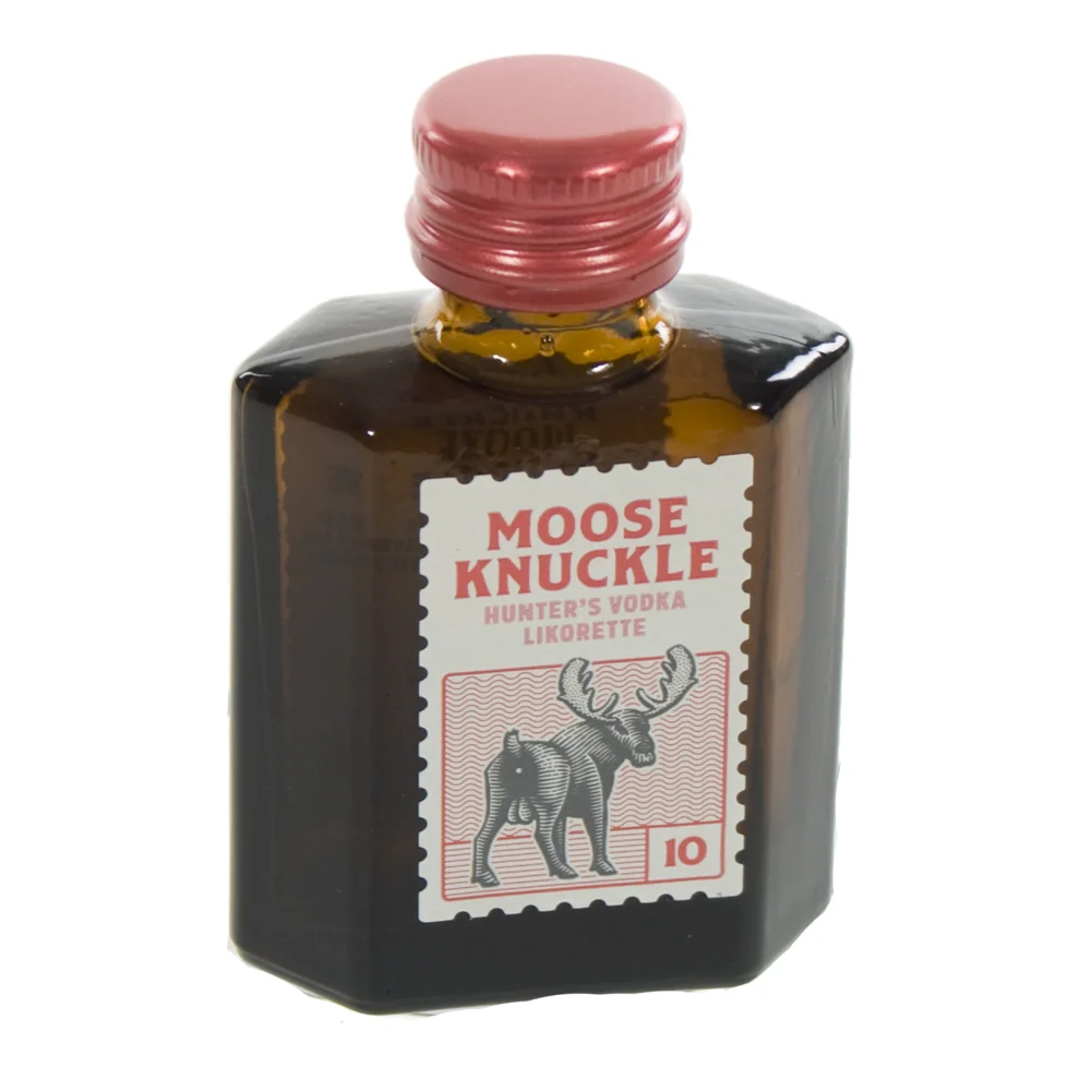Moose Knuckle Vodka  20 ml  Fles