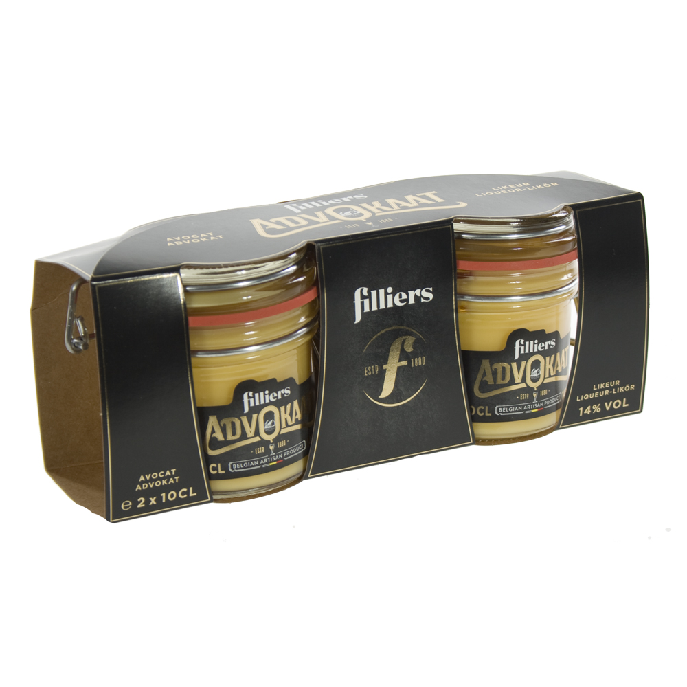 Filliers advokaat Weck 14%  10 cl  Pak  2 st