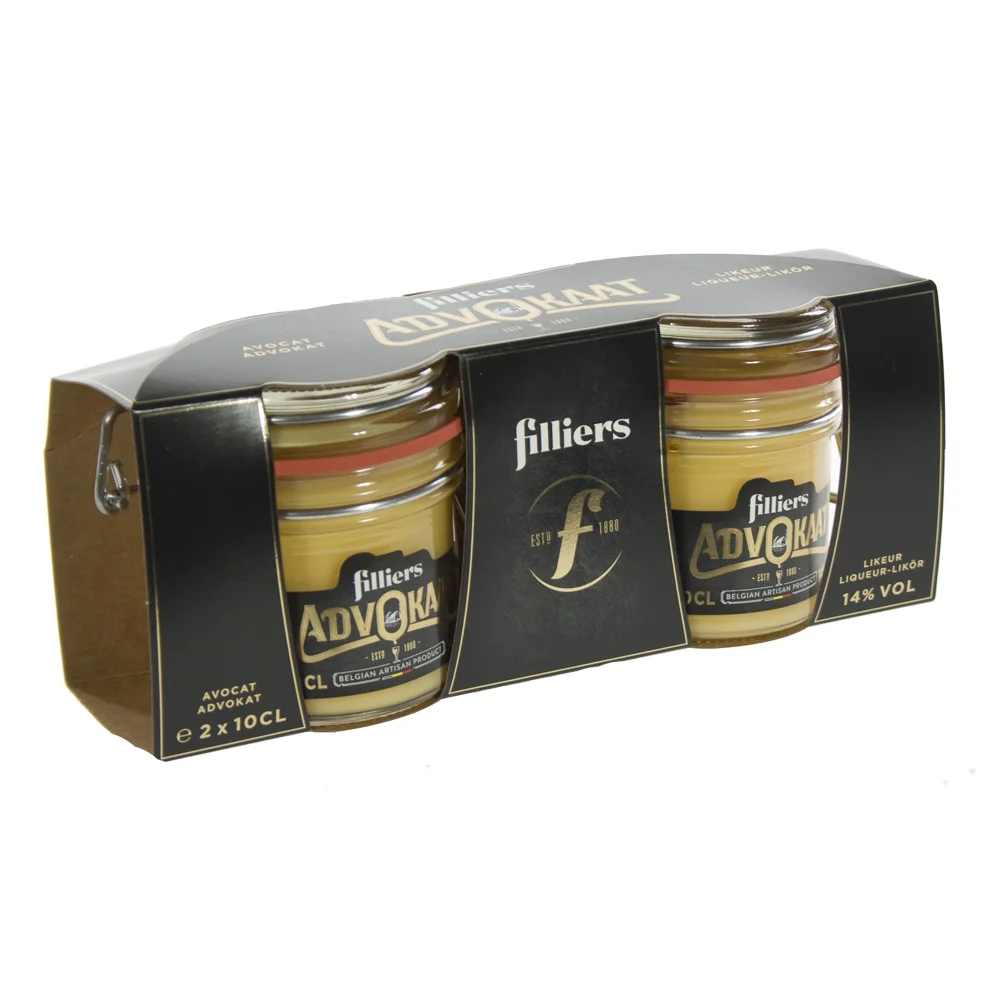 Filliers advokaat Weck 14%  10 cl  Pak  2 st
