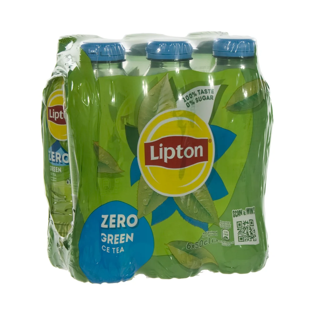 Lipton PET  Green tea Zero  50 cl  Pak  6 st