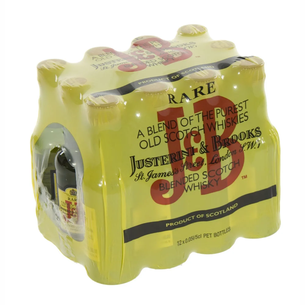 J & B Rare 40%  5 cl  Doos 12 st