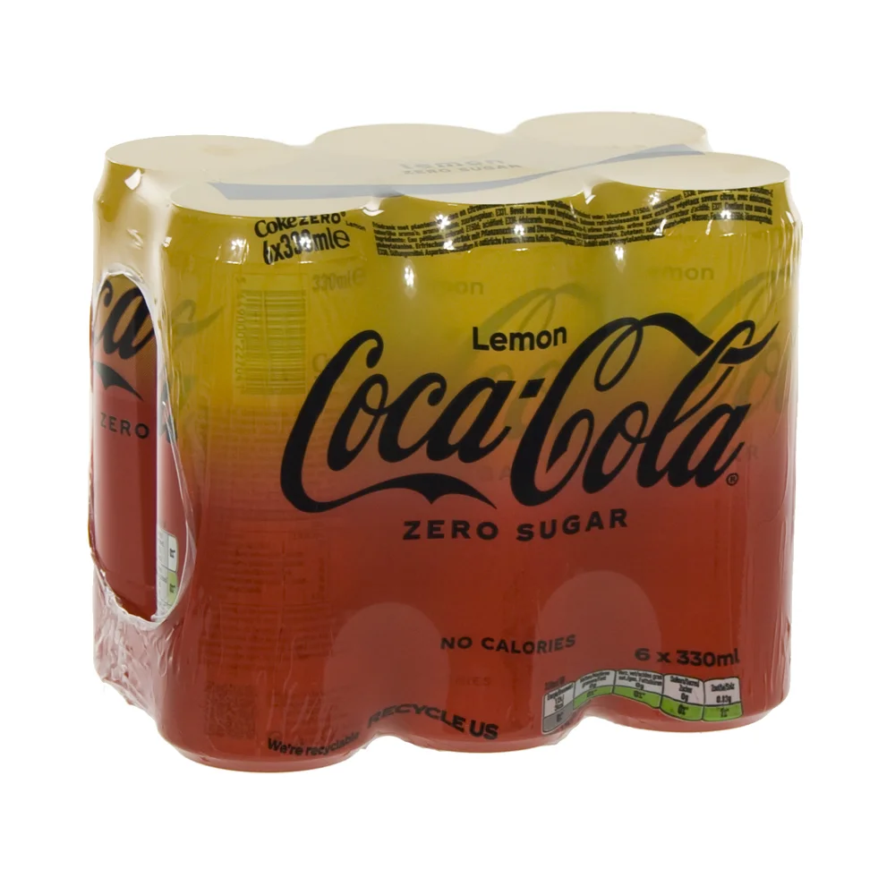 Coca Cola  Zero Lemon  33 cl  Blik  6 pak