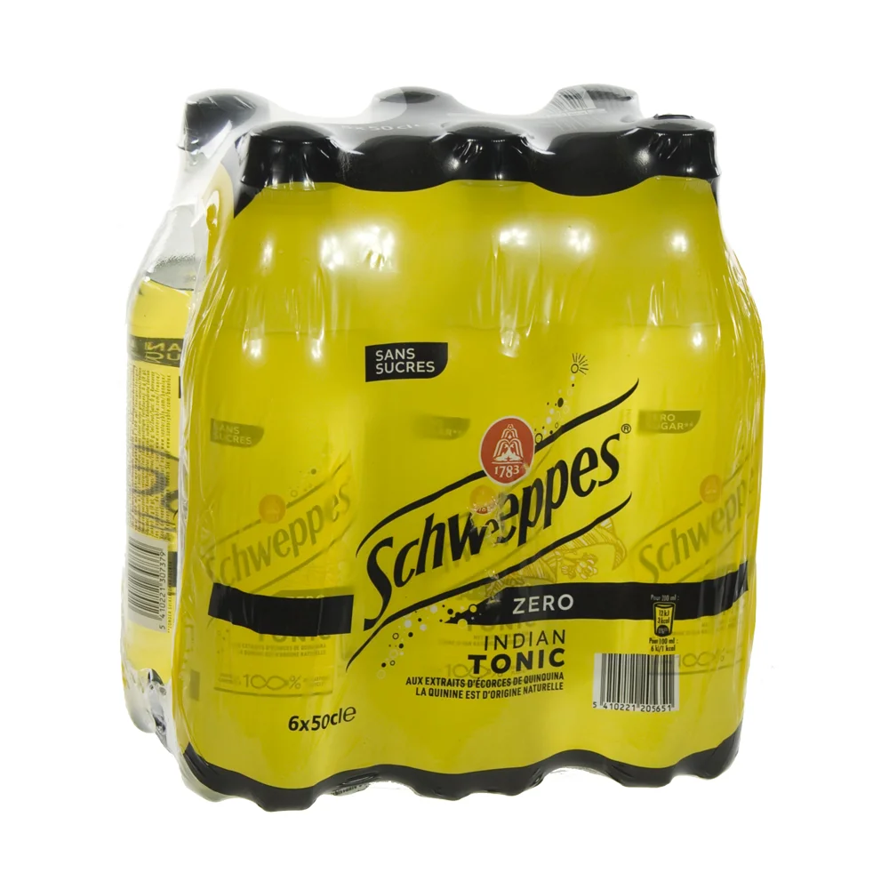 Schweppes Tonic PET  Zero  50 cl  Pak  6 st