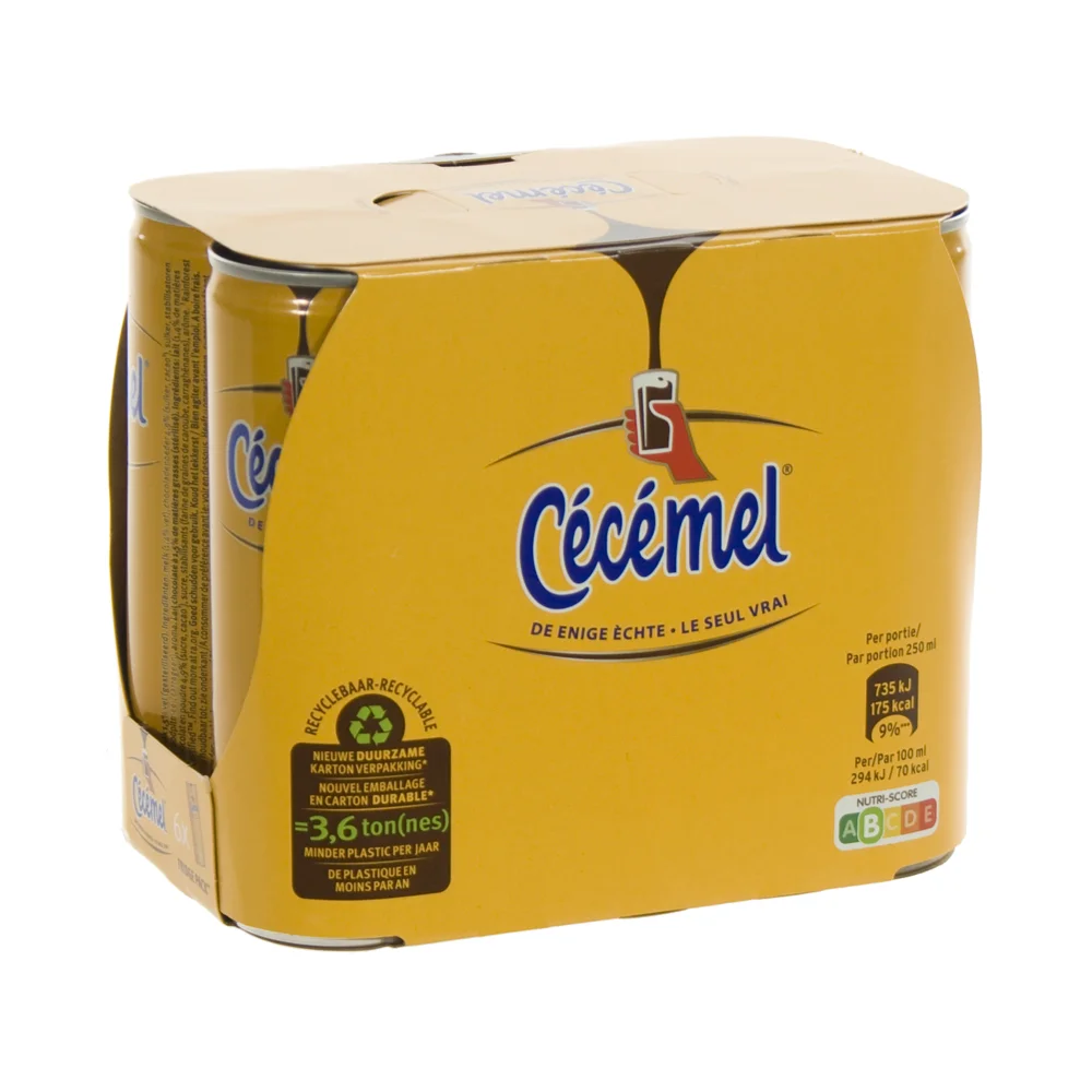 Cecemel BLIK  25 cl  Blik  6 pak