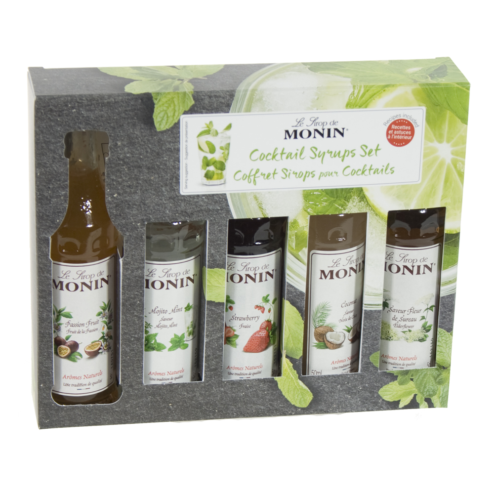 Monin Cocktail set  5 cl  Pak  5 st