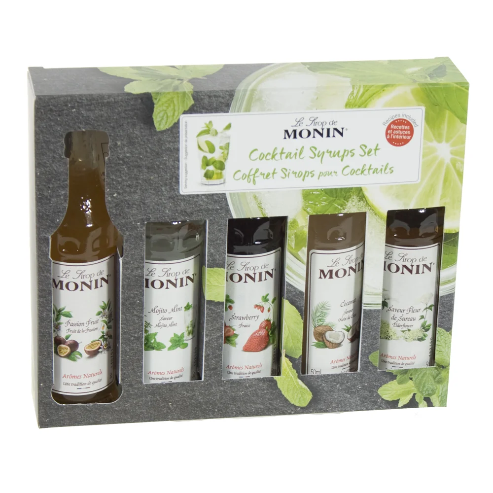 Monin Cocktail set  5 cl  Pak  5 st