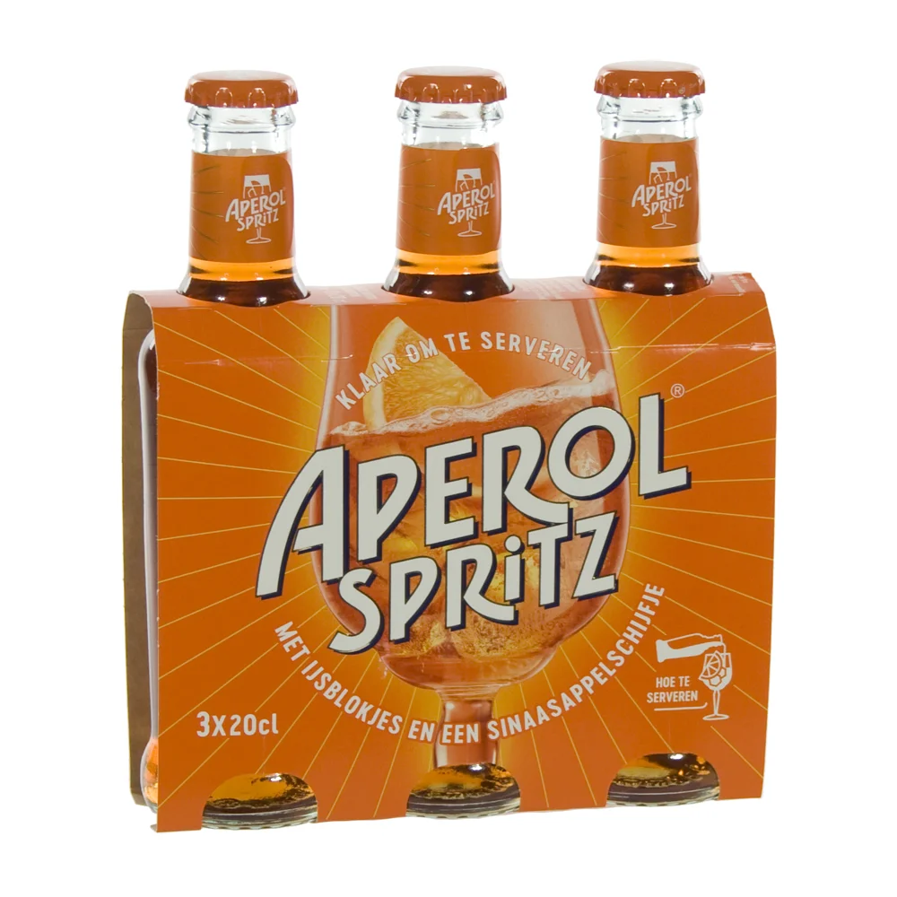 Aperol Spritz RTS 9%  20 cl  Clip 3 fl