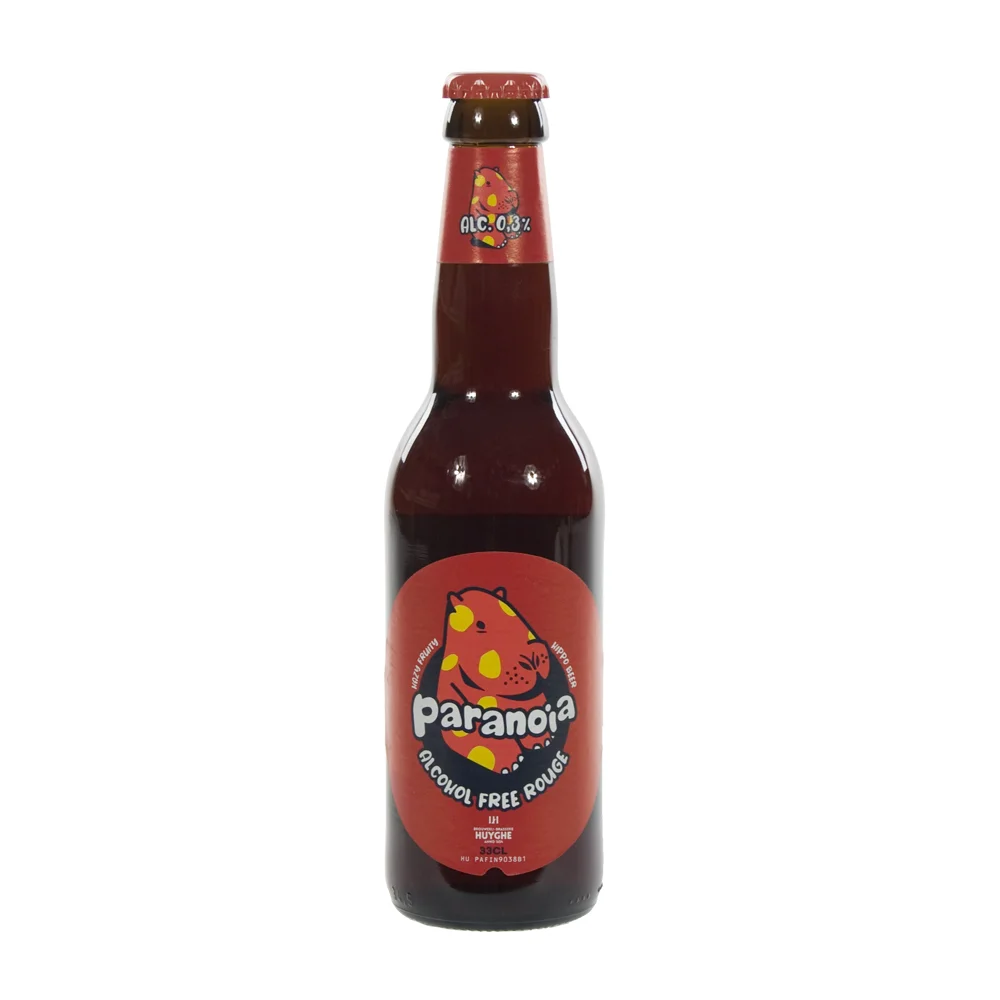 Paranoia Rouge NA  33 cl  Fles