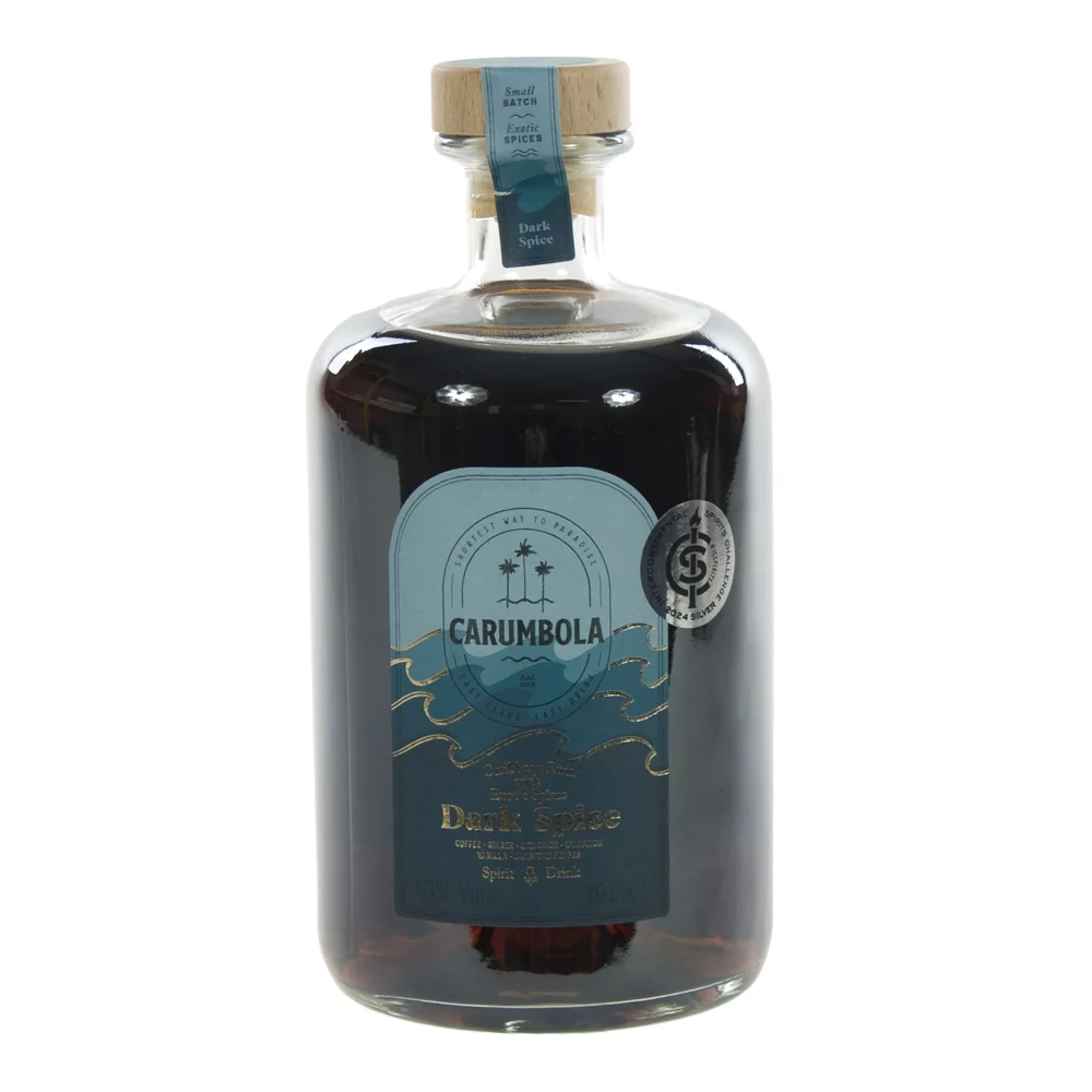 Carumbola Dark Spice Rum  70 cl  Fles