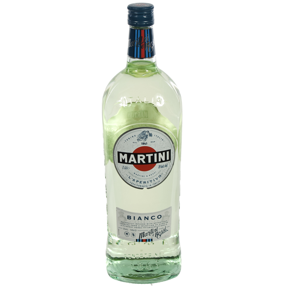 Martini 15%  Bianco  1,5 liter  Fles
