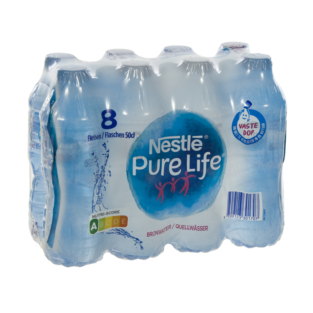 Nestle pure Life PET  Plat  50 cl  Pak  8 st