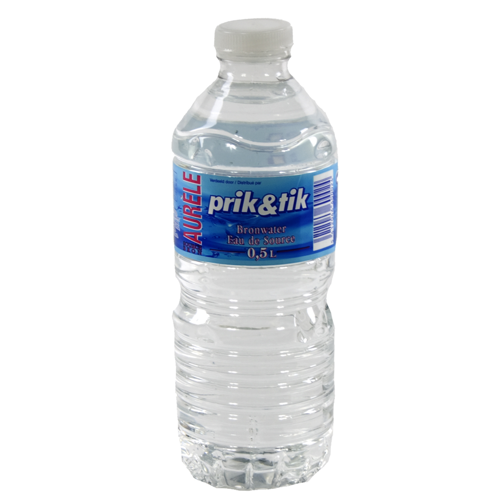 Prik & Tik Aurele bronwater pet  Plat  50 cl  Fles