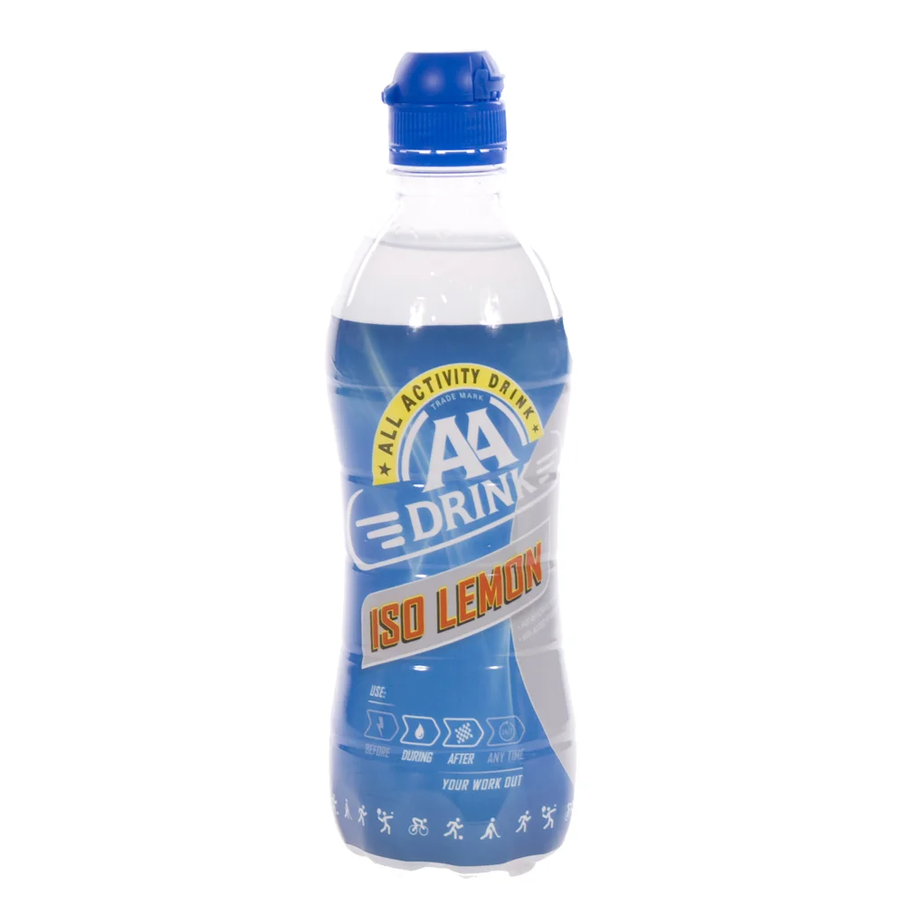 AA energy drank  Iso Lemon  50 cl  Fles