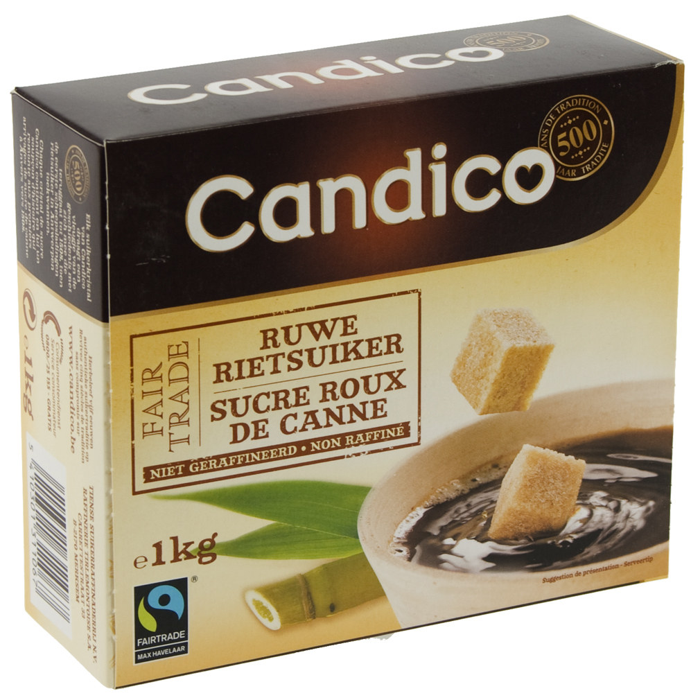 Candico rietsuiker blokjes Fair trade  1 kg