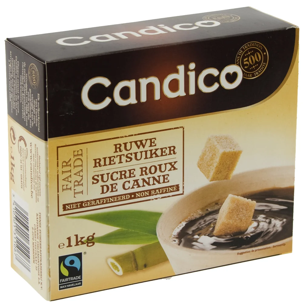 Candico rietsuiker blokjes Fair trade  1 kg