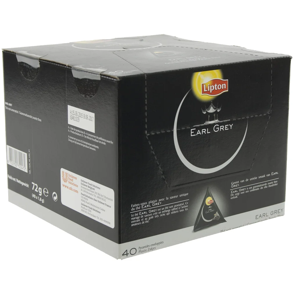 Lipton premium earl grey  Doos 40 st