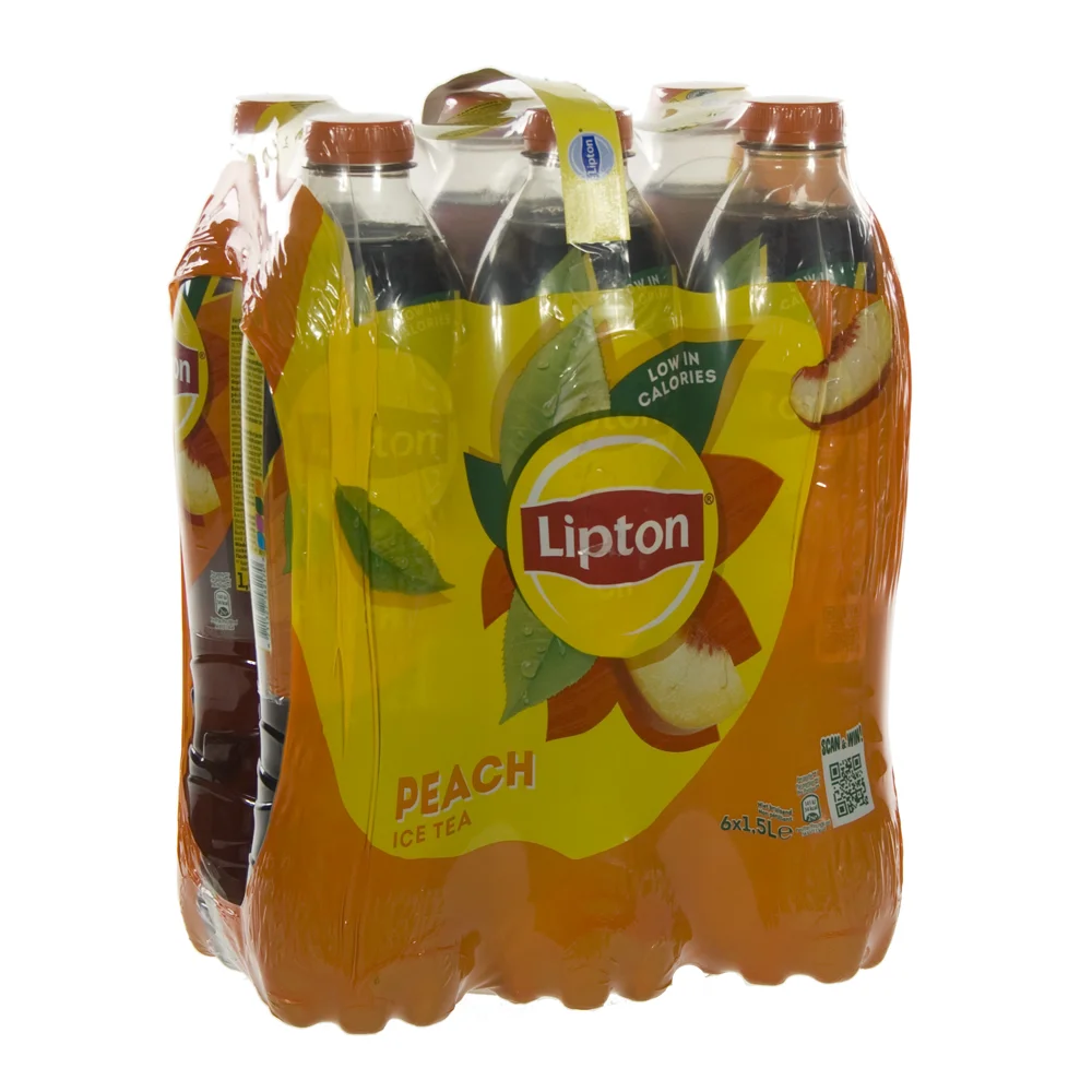 Lipton PET  Peche  1,5 liter  Pak  6 st