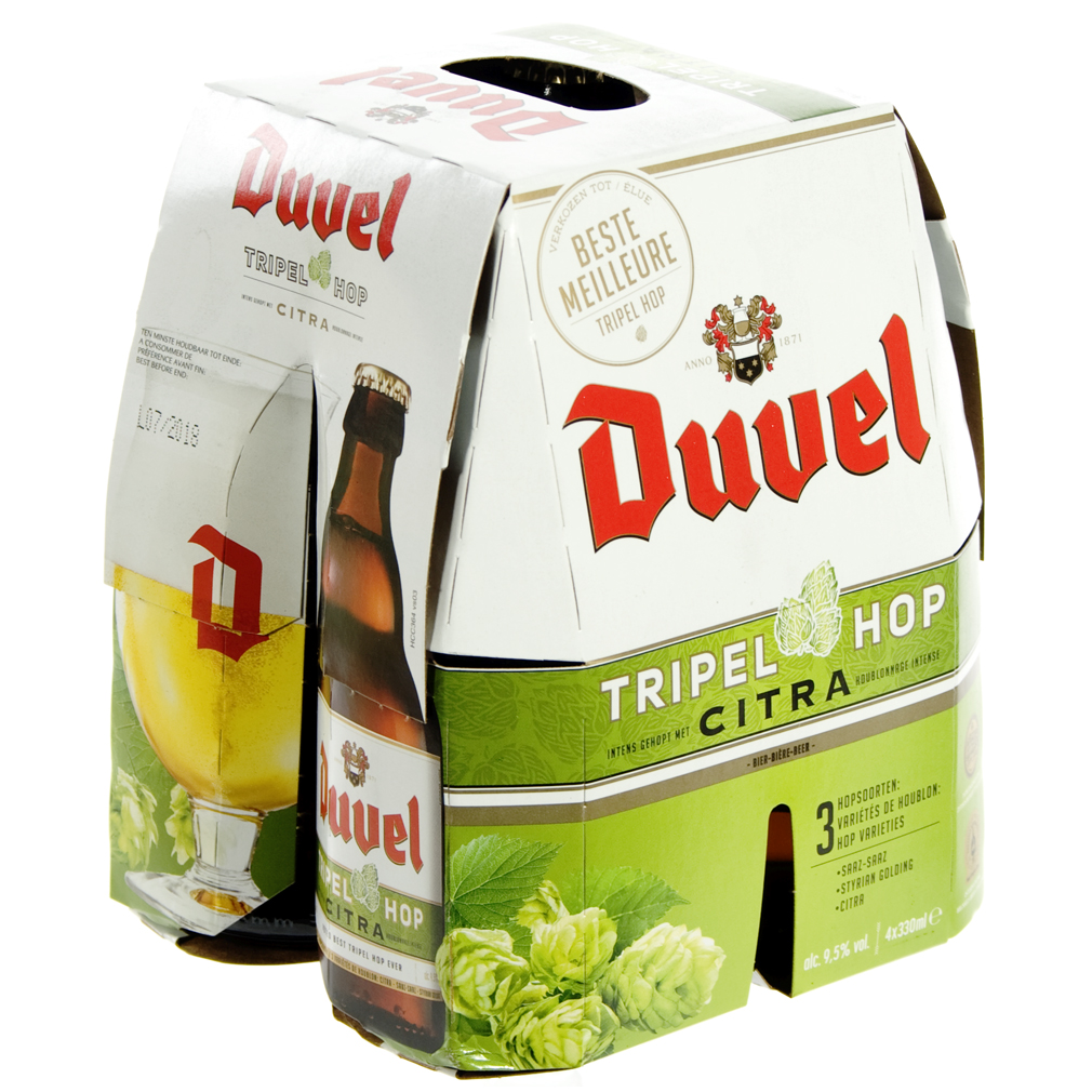 Duvel Tripel Hop  Blond  2017  33 cl  Clip 4 fl