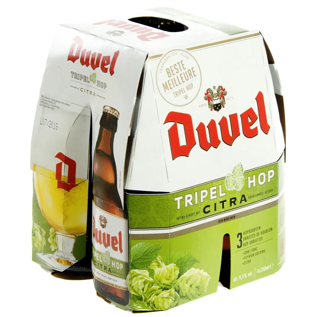 Duvel Tripel Hop  Blond  2017  33 cl  Clip 4 fl