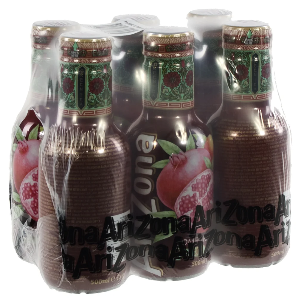 Arizona  Pomegranete Green tea  50 cl  Pak  6 st