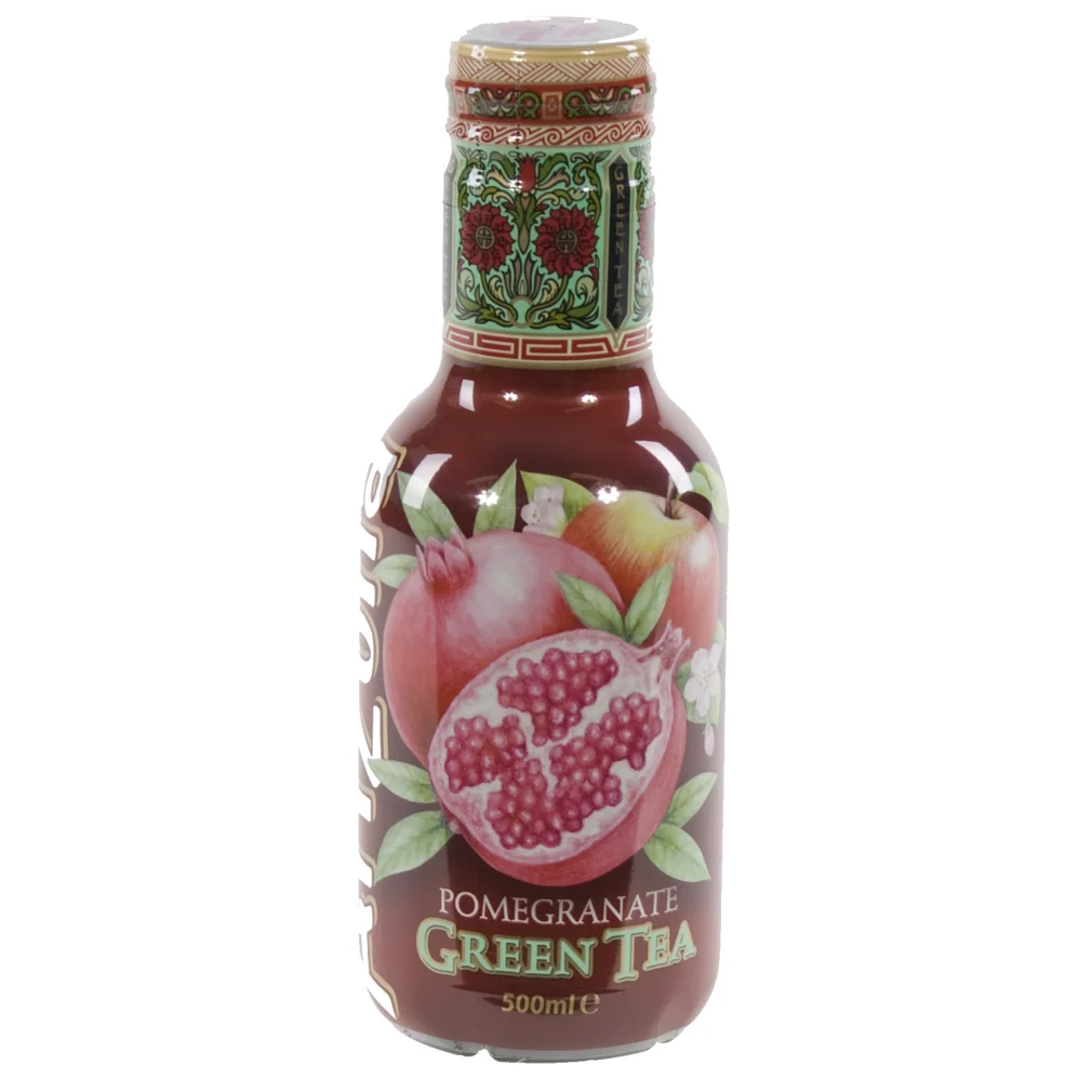 Arizona  Pomegranete Green tea  50 cl  Fles