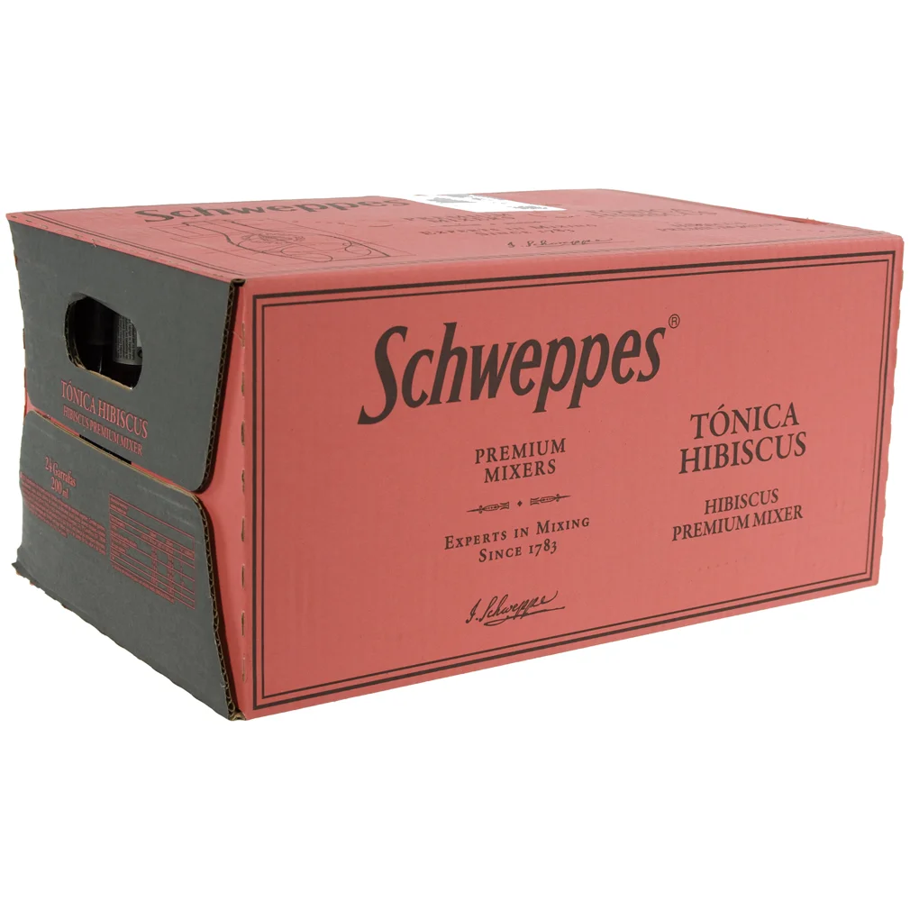 Schweppes Prem. Tonic  Hibiscus  20 cl  Doos 24 st