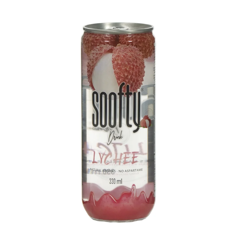 Soofty limonade  Lychee  33 cl  Blik