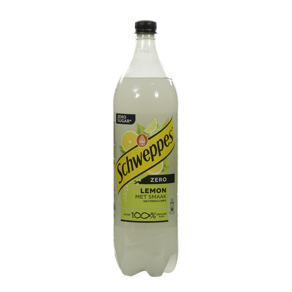Schweppes Lemon PET  Zero  1,5 liter  Fles