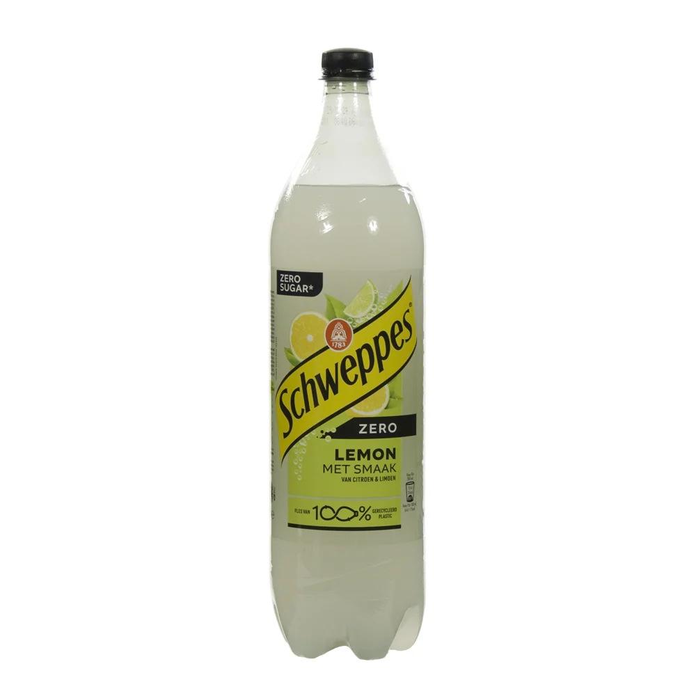 Schweppes Lemon PET  Zero  1,5 liter  Fles