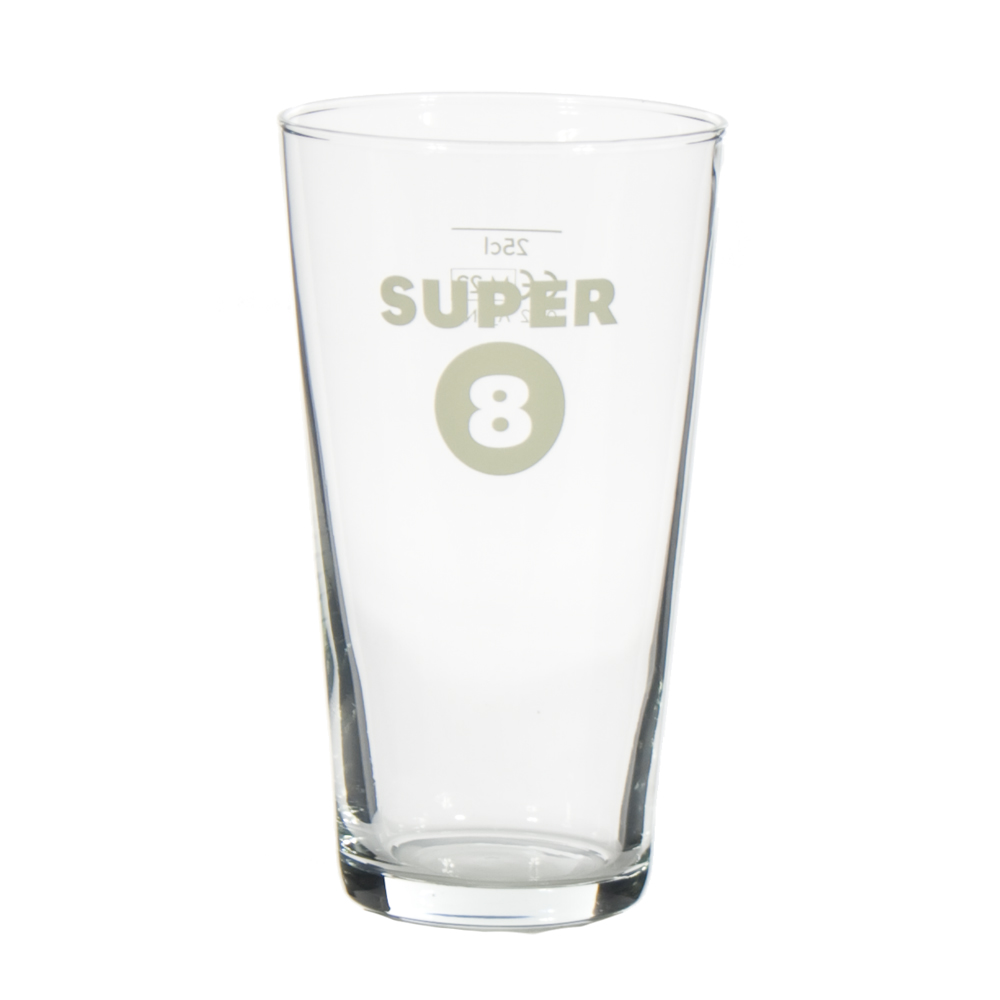 Haacht Super 8 boerke glas
