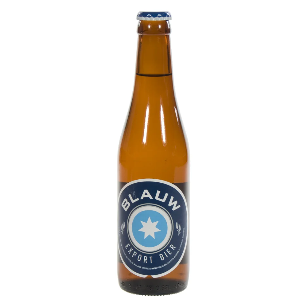 Blauw Export Bier  33 cl  Fles