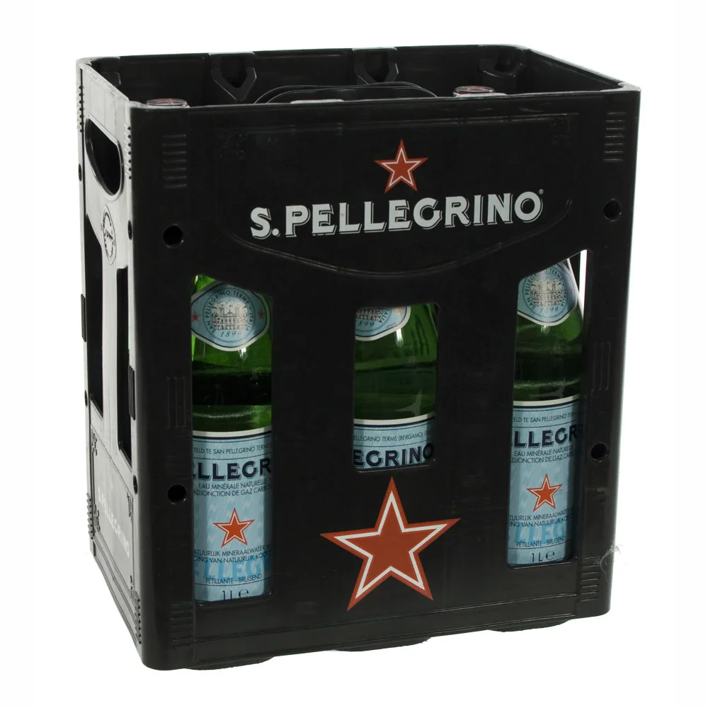 San Pellegrino  1 liter  Bak  6 fl