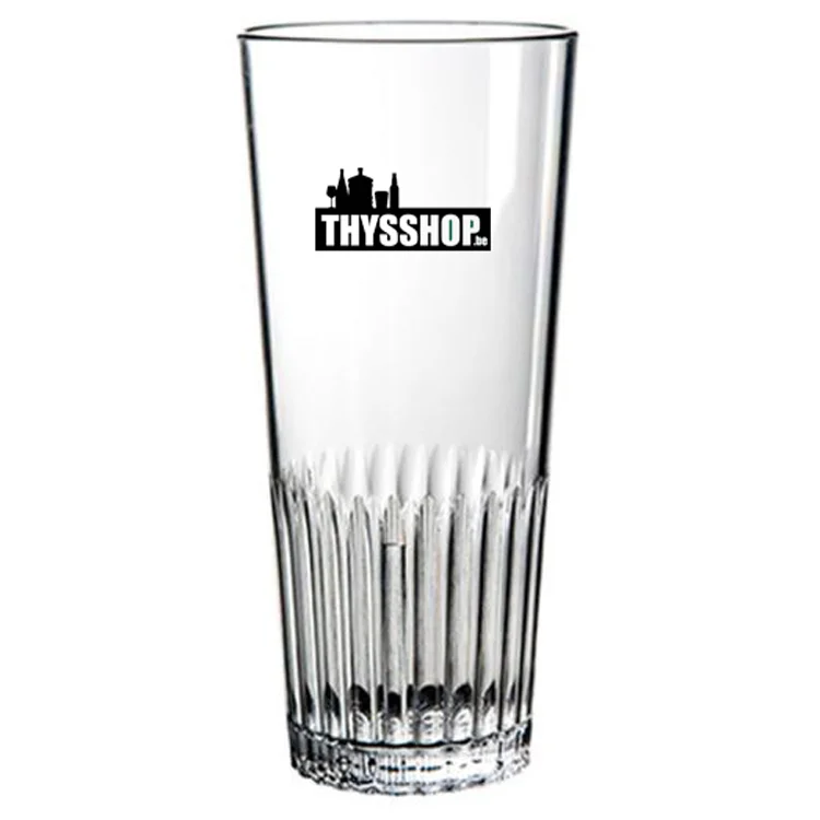 Herbruikbaar Bierbeker ribbel 25cl verhuur  Bak 200 stuks
