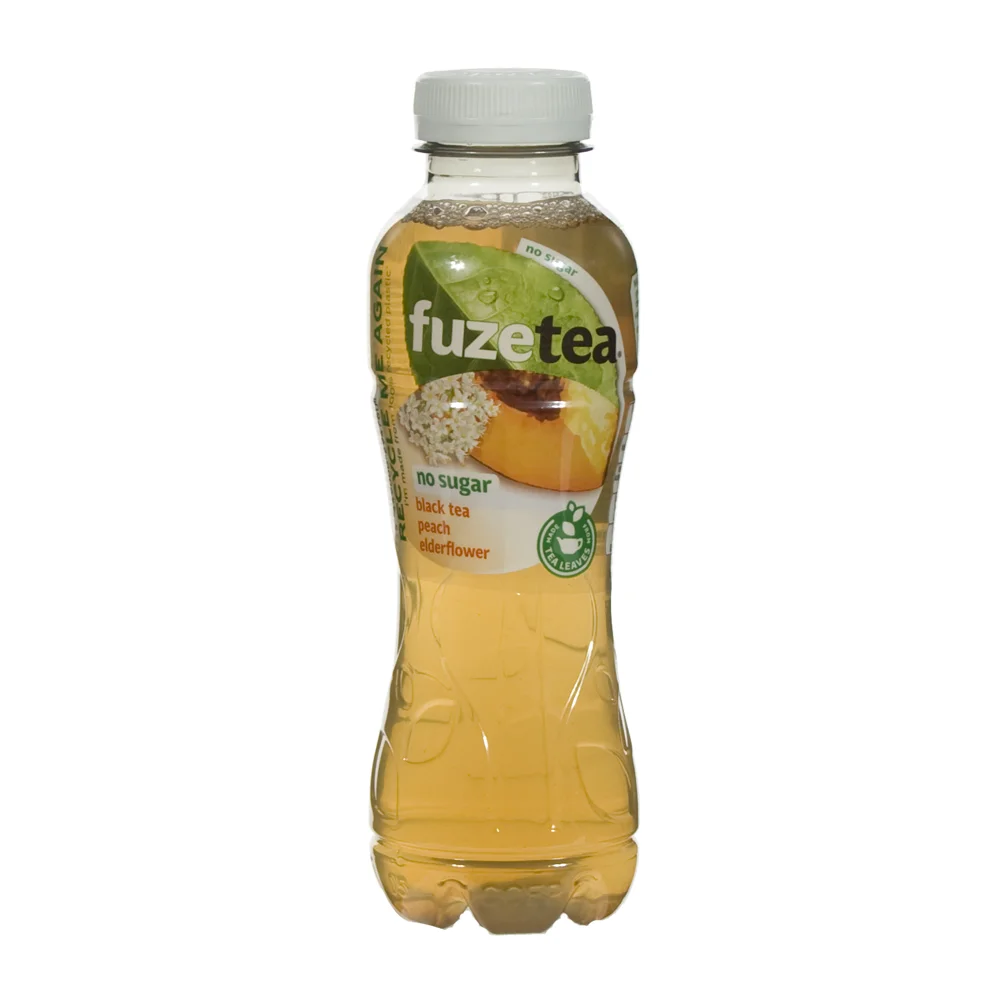 Fuze Tea PET  Zero peach elderflower  40 cl  Fles