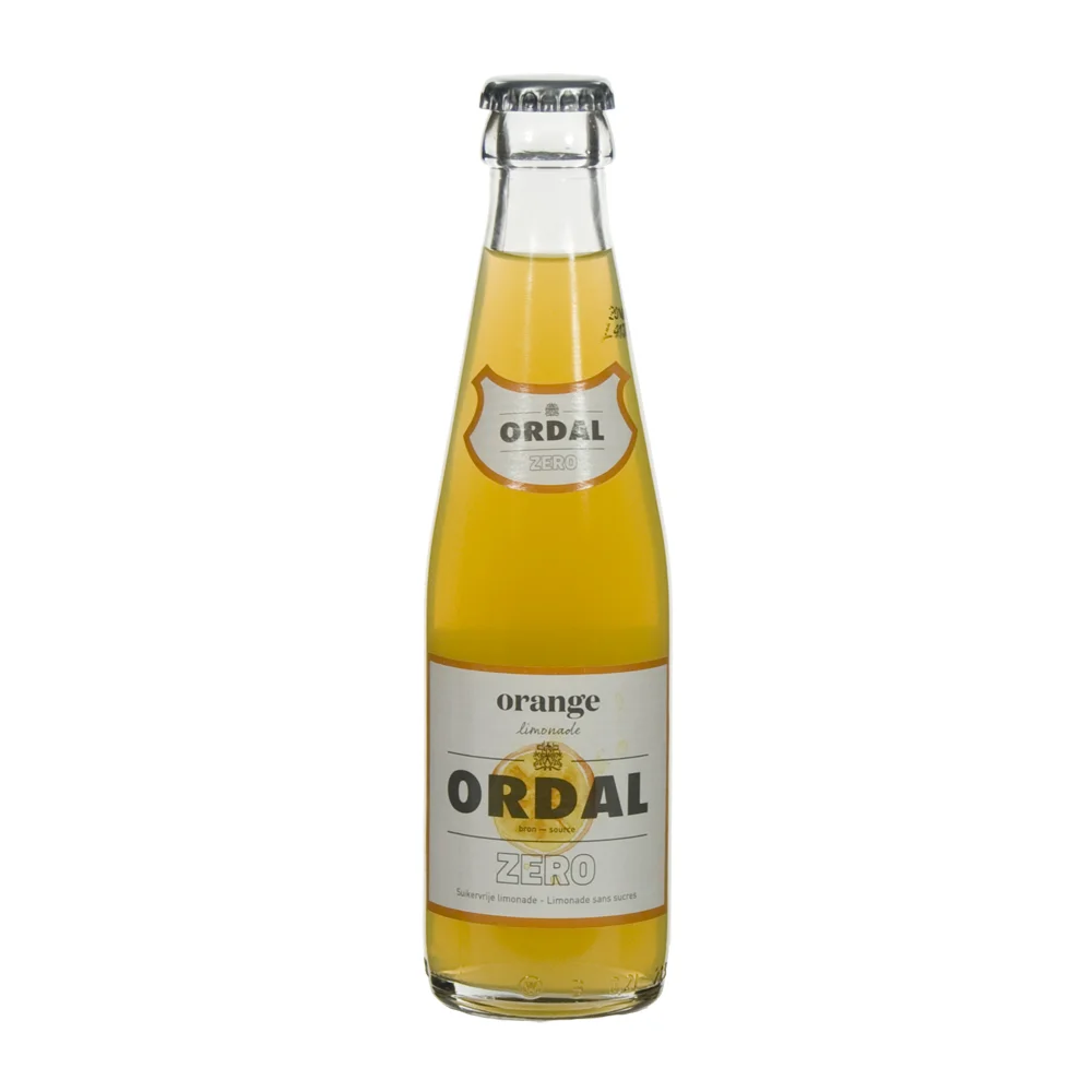 Ordal limonade  Orange Zero  20 cl  Fles