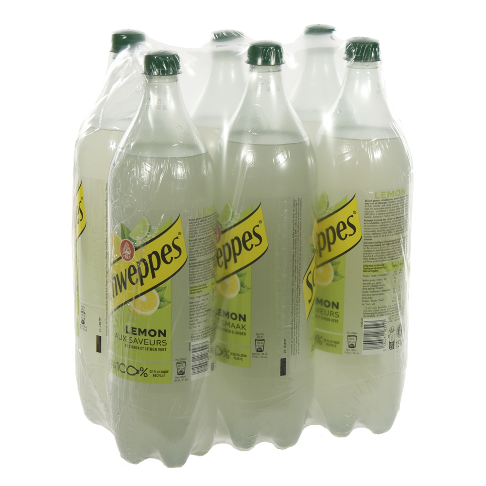 Schweppes Lemon PET  Regular  1,5 liter  Pak  6 st