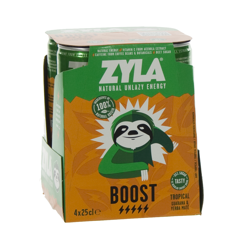 Zyla  Tropical  25 cl  Blik 4 pak