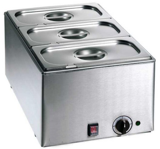 Bain Marie 3 vaks.
