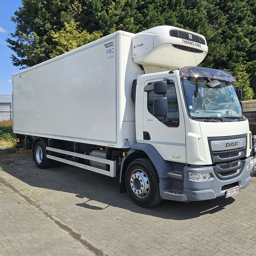 Koelvrachtwagen zowel koeling als diepvries