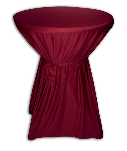 Statafelrok met strik excl. tafel  Bordeaux