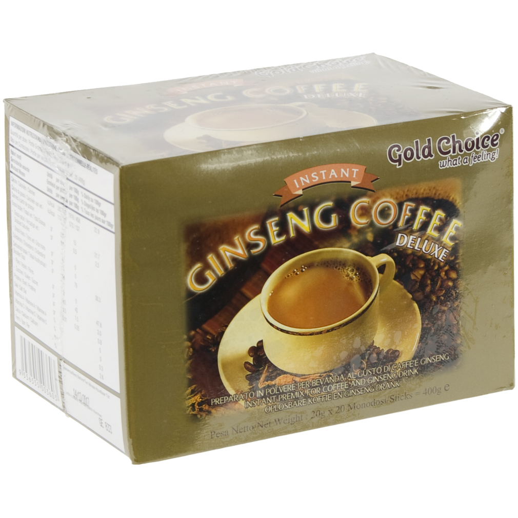 Ginseng Koffie gezoet  Doos 20st  20 gr