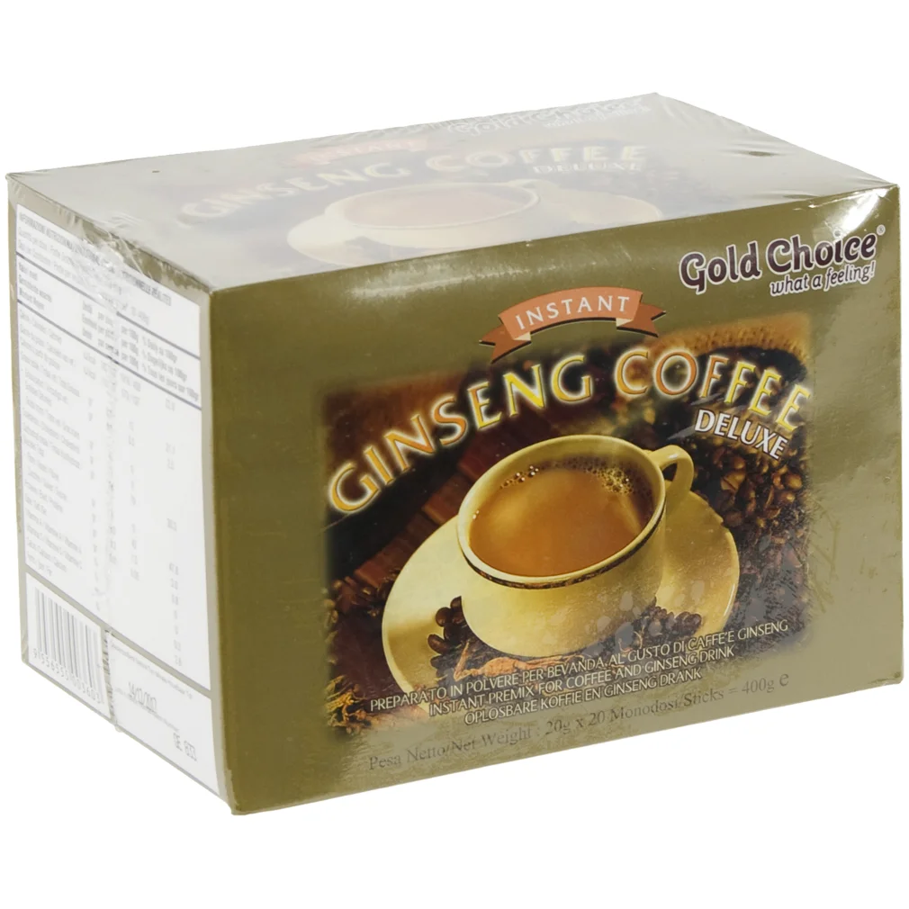 Ginseng Koffie gezoet  Doos 20st  20 gr