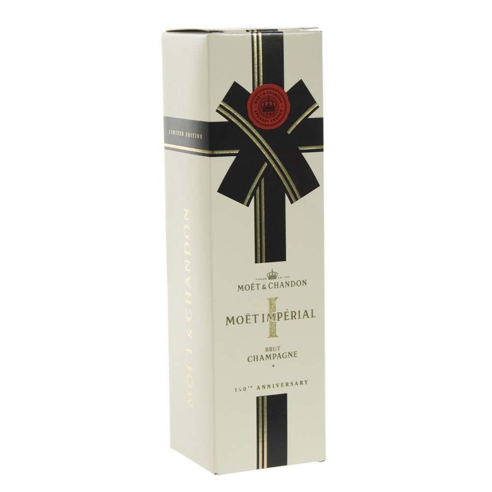 Moet & Chandon geschenkverpakking  Brut  75 cl  1 fles in karton